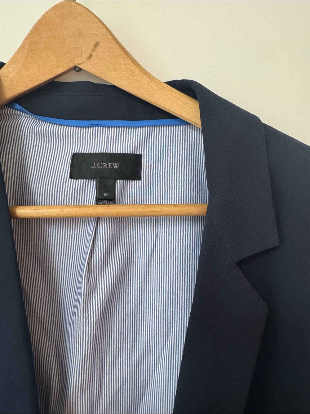 J Crew Navy Open Front Boyfriend Blazer - Picture 4 of 7